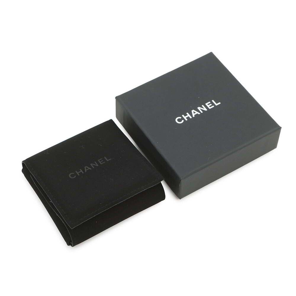 CHANEL Authentic Silver Logo Brooch - Picture 9 of 9